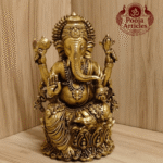 Premium Brass Ganesh Statue 5 Inch