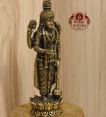 Premium Brass Guruvayoorappan Statue 4 Inch