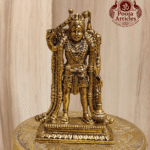 Premium Brass Karuppasamy Statue 3 Inch