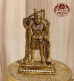 Premium Brass Karuppasamy Statue 3 Inch