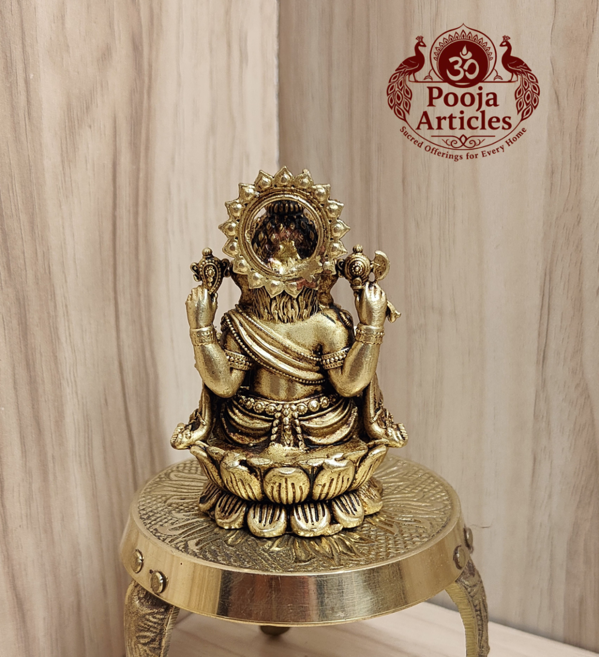 Premium Brass Lord Ganesh Idol 3 Inch - Image 5