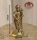 Premium Brass Lord Murugan Idol 2 Inch - Image 2