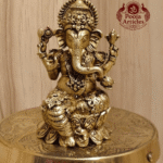 Premium Brass Vinayagar Statue 2.6 Inch