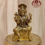Premium Brass Mariamman Statue 3 Inch