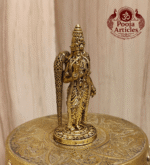 Premium Brass Meenakshi Amman Statue 2.5 Inch - Image 3
