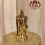 Premium Brass Meenakshi Amman Statue 2.5 Inch