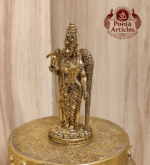 Premium Brass Meenakshi Amman Statue 3 Inch - Image 4