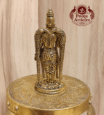 Premium Brass Meenakshi Amman Statue 3 Inch - Image 5