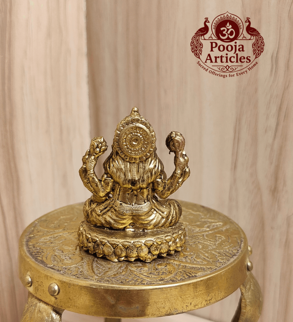 Premium Brass Narasimha Statue 1.7 Inch - Image 5
