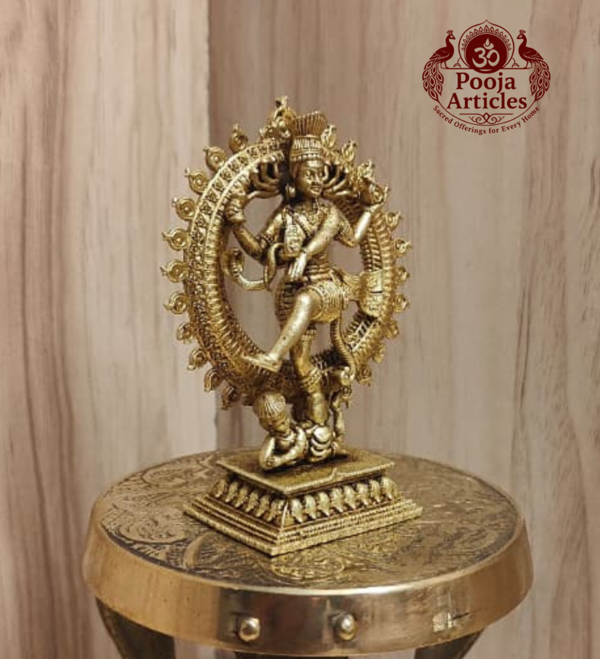 Premium Brass Nataraja Statue 2.9 Inch - Image 3