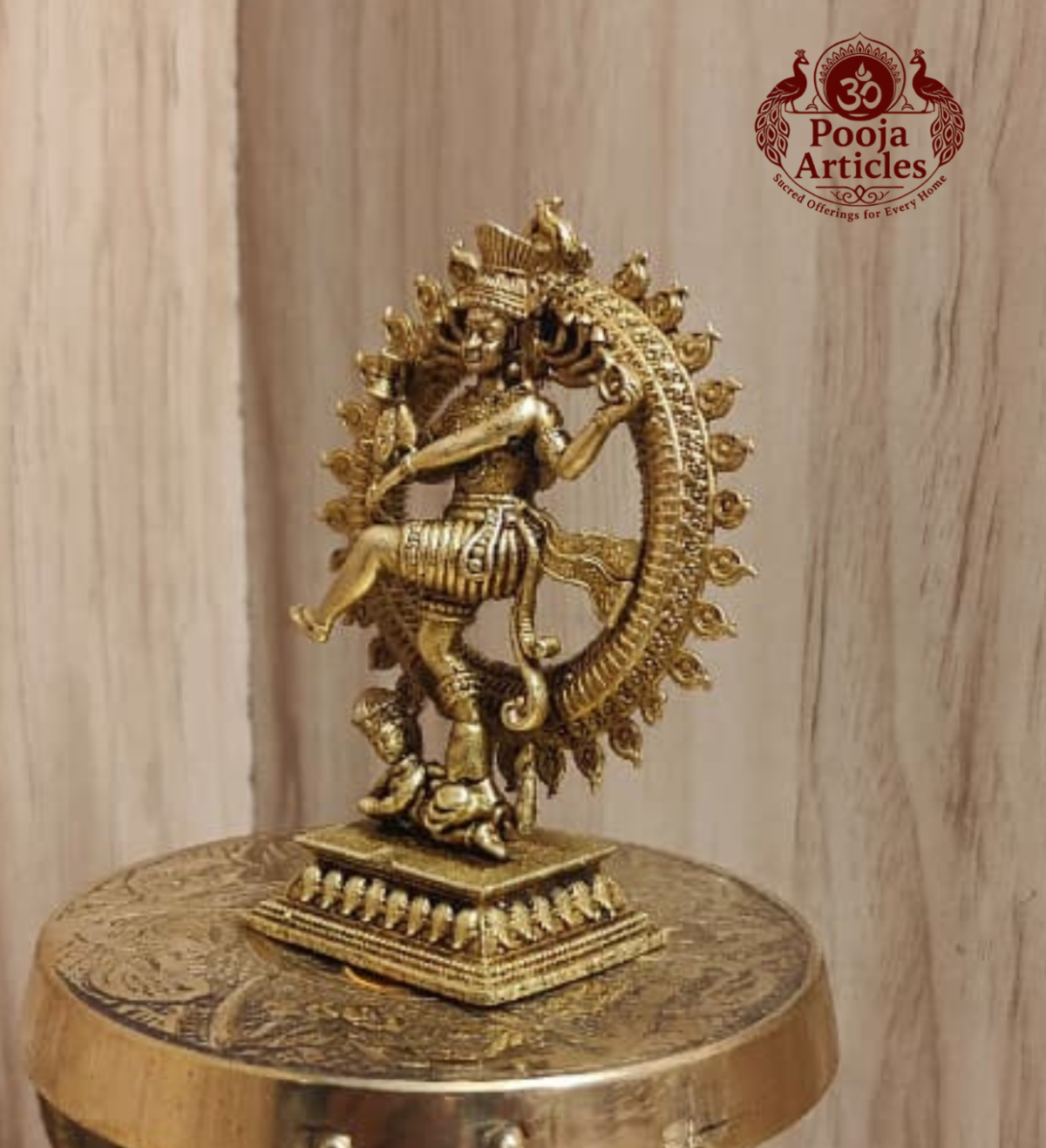 Premium Brass Nataraja Statue 2.9 Inch - Image 4