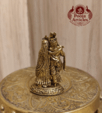 Premium Brass Radha Krishna Statue 1.7 Inch - Image 5
