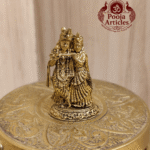 Premium Brass Radha Krishna Statue 1.7 Inch