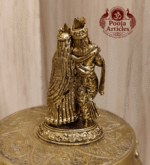 Premium Brass Radha Krishna Statue 2.5 Inch - Image 5