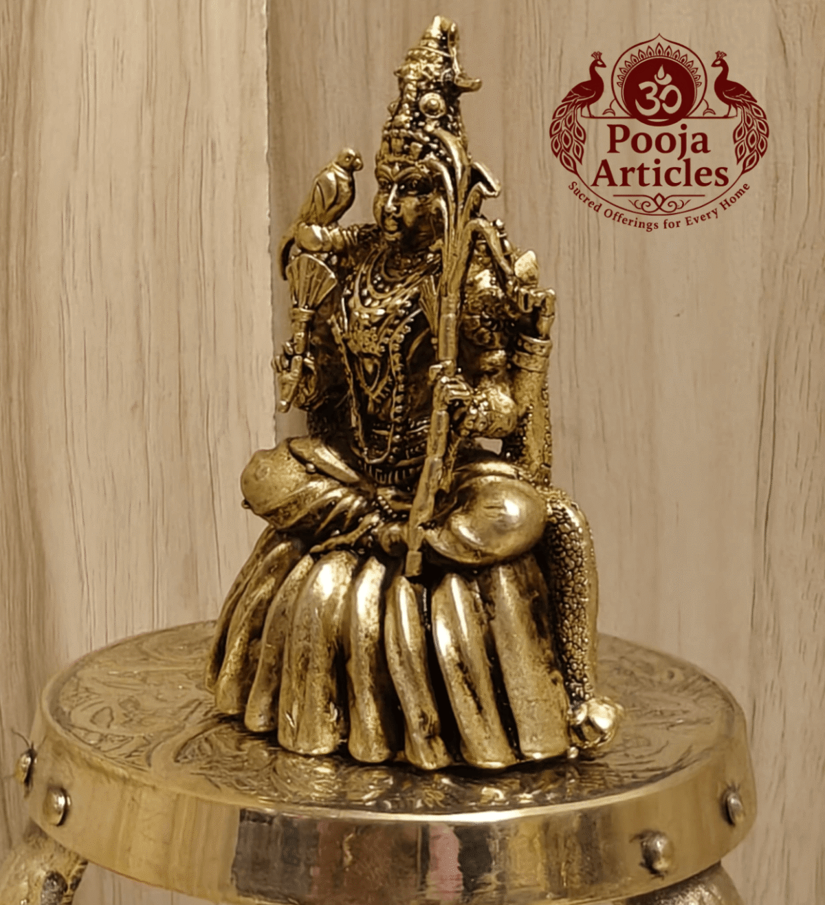 Premium Brass Rajarajeshwari Statue 3 Inch