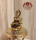 Premium Brass Saraswati Statue 3 Inch - Image 4