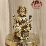 Premium Brass Saraswati Idol 3 Inch
