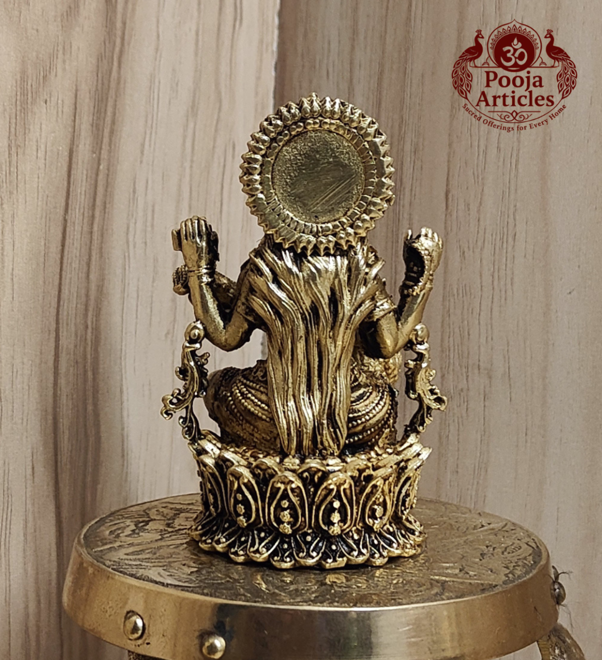 Premium Brass Saraswati Idol 3 Inch - Image 5