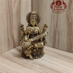 Premium Brass Saraswati Idol 5 Inch