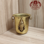 Premium Brass Tirupati Balaji Pooja Glass 3.2 Inch