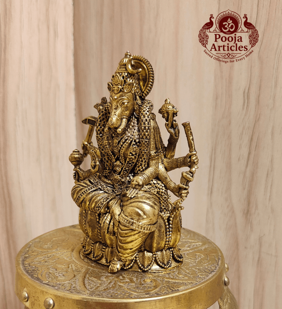 Premium Brass Varahi Amman Statue 3 Inch - Image 4