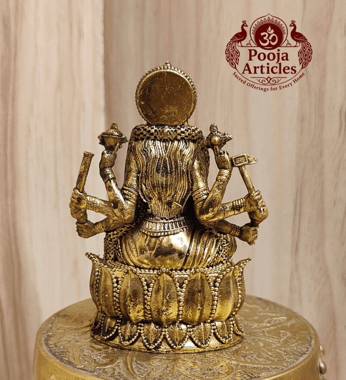Premium Brass Varahi Amman Statue 3 Inch - Image 5