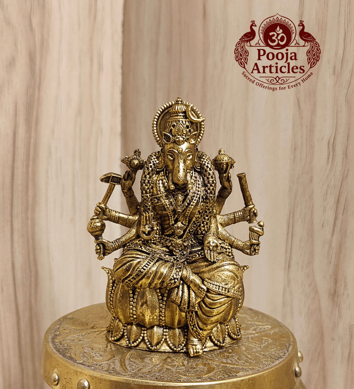 Premium Brass Varahi Amman Statue 3 Inch