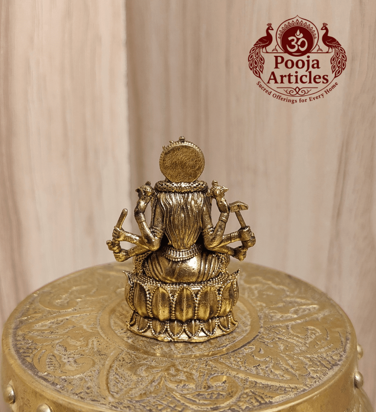 Premium Brass Varahi Amman Statue 1.7 Inch - Image 5