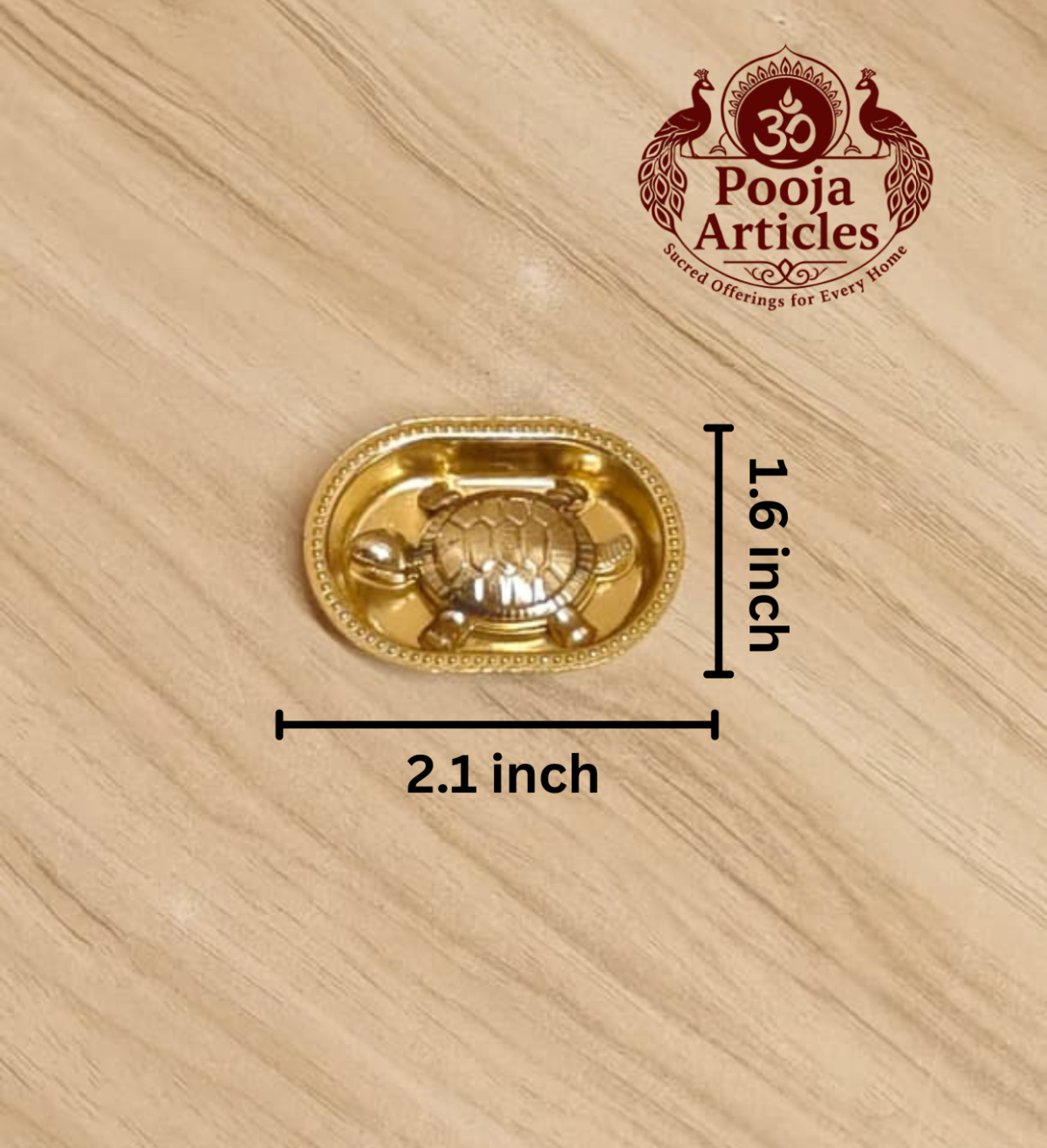 Brass Vastu Tortoise with Plate – Handcrafted Feng Shui Tortoise for Wealth, Stability & Vastu - Image 2