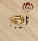Brass Vastu Tortoise with Plate – Handcrafted Feng Shui Tortoise for Wealth, Stability & Vastu - Image 3