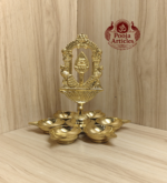 Brass Tiruvachi Vel Arumuga Vilakku 7 Inch