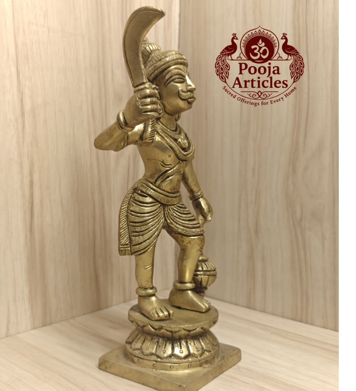 Bronze Karuppasamy Vigraham 9 Inch