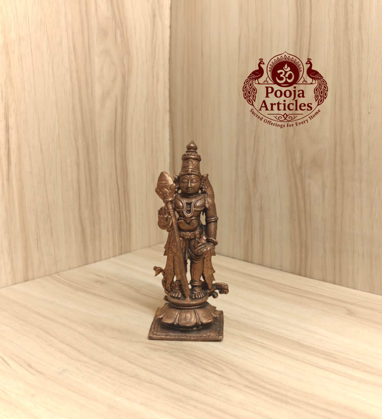 Copper Murugan Statue 4.5 Inch Copper Murugan Statue 4.5 Inch