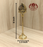 Brass Vel Stand 6 Inch