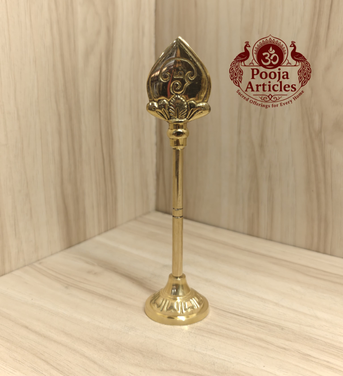 Brass Vel Stand 6 Inch