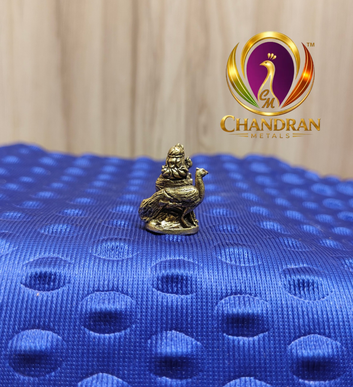 Miniature Brass Balamurugan Statue 1 Inch