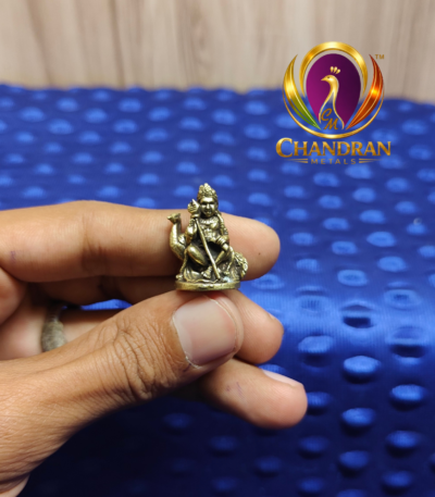 Miniature Brass Balamurugan Statue 1 Inch