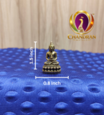 Miniature Brass Buddha Statue 1.5 Inch