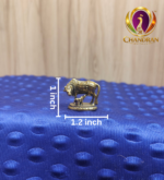 Miniature Brass Cow and Calf Statue 1 Inch