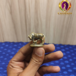 Miniature Brass Cow and Calf Statue 1 Inch