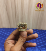 Miniature Brass Cow and Calf Statue 1 Inch