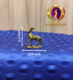 Miniature Brass Deer Statue 1.1 Inch