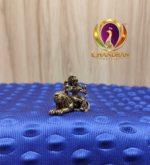 Miniature Brass Durga Devi Statue 1 Inch