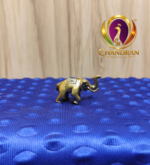 Miniature Brass Elephant Statue 1 Inch