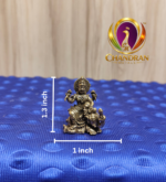 Miniature Brass Gajalakshmi Idol 1.3 Inch