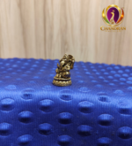 Miniature Brass Ganesha Statue 1.1 Inch