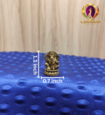 Miniature Brass Ganesha Statue 1.1 Inch