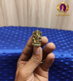 Miniature Brass Ganesha Statue 1.1 Inch