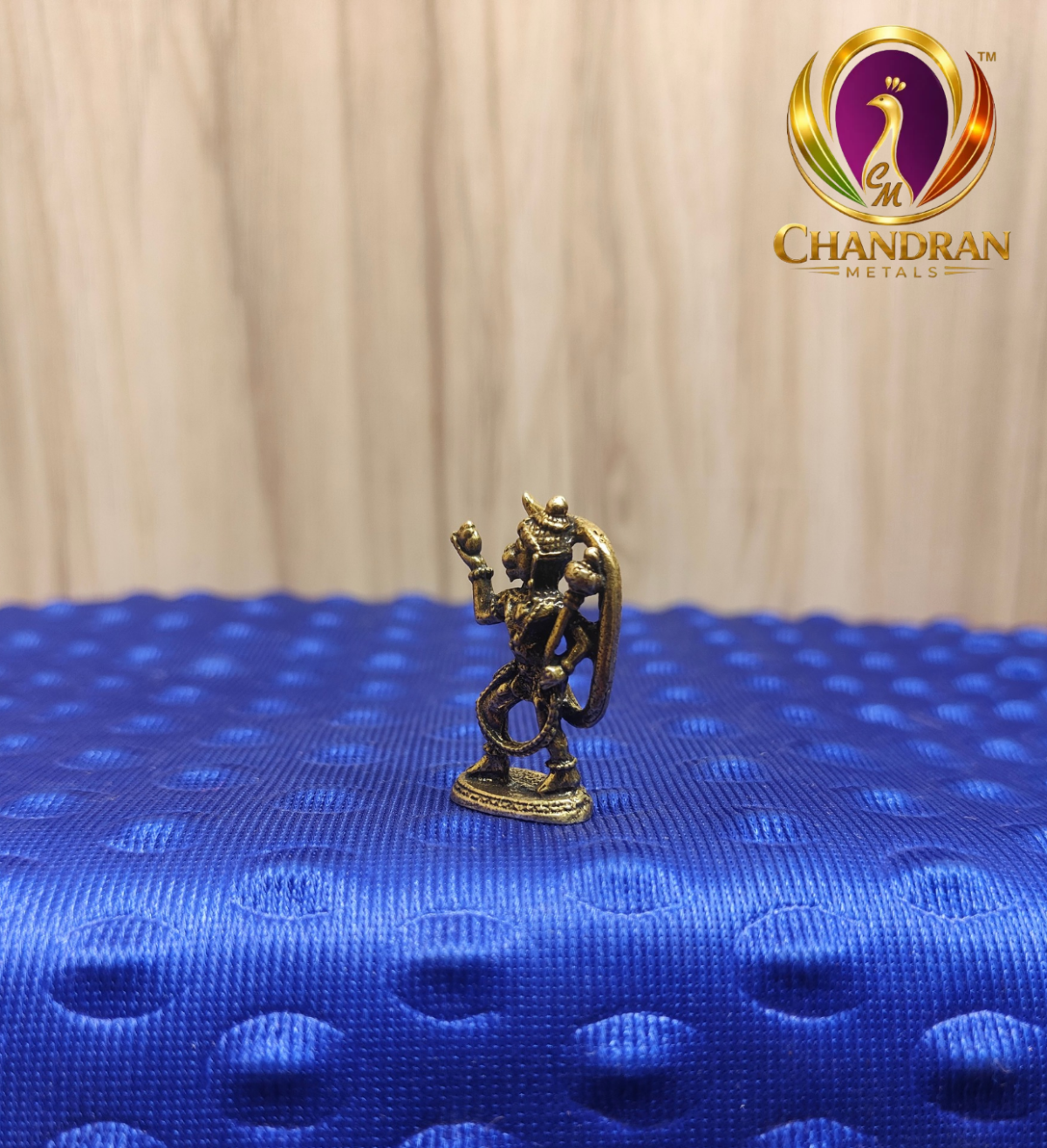 Miniature Brass Hanuman Statue 1.5 Inch
