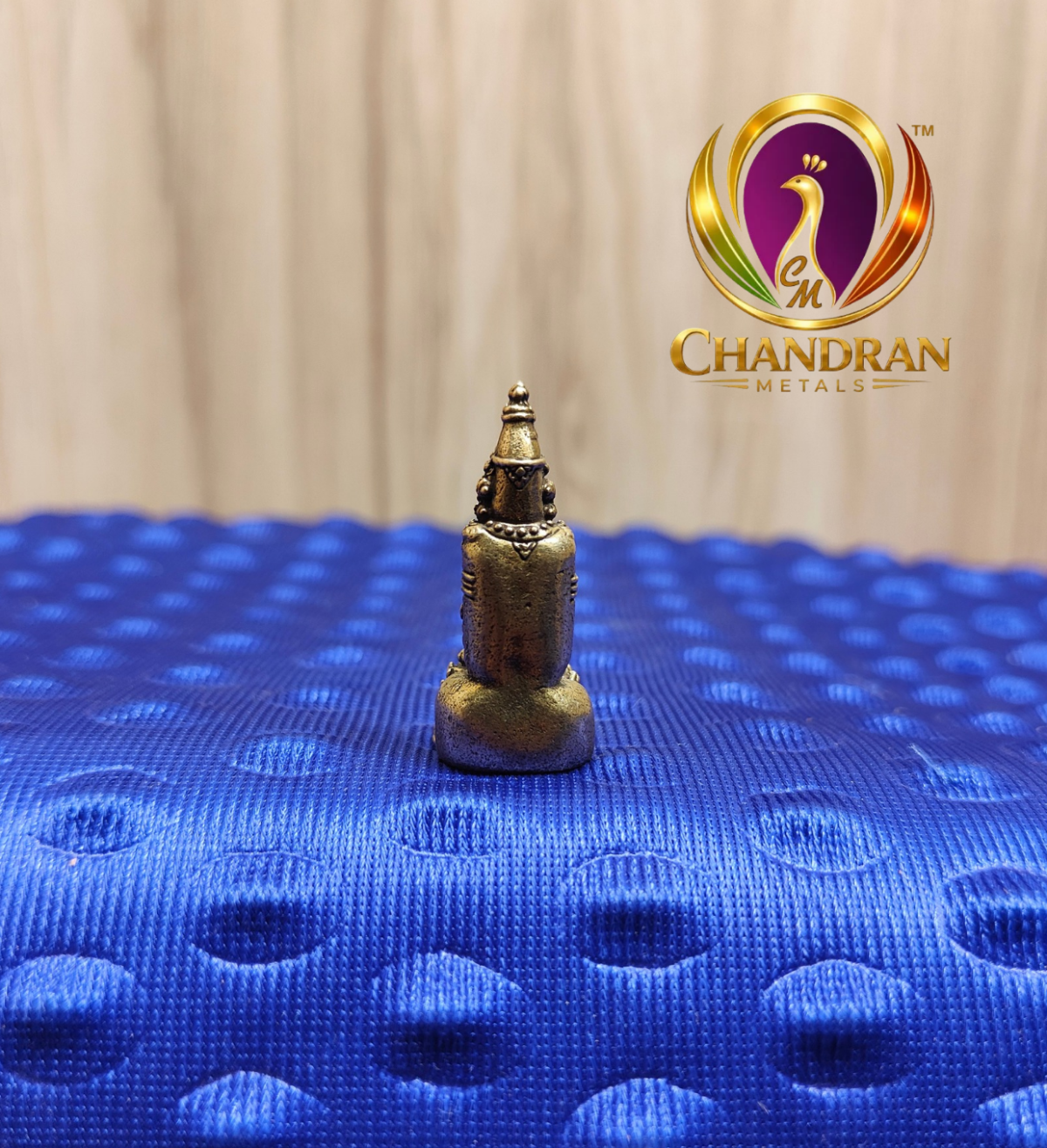 Miniature Brass Hanuman with Lakshmi Statue 1.2 Inch